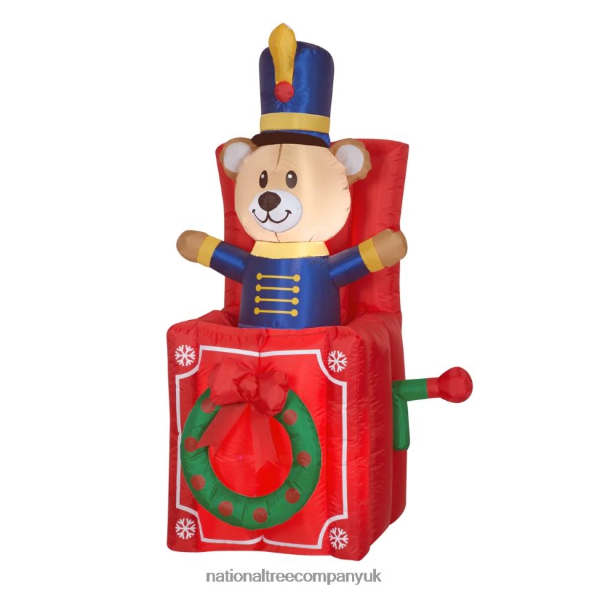 decoration | National Tree Company Inflatable Jack-In-The-Box LED Lights Plug In Christmas Collection 5 Feet F2L4F655